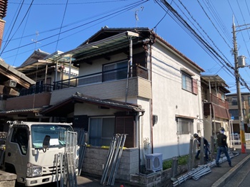 堺市中区　F様邸　外壁・屋根塗装工事