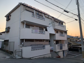 堺市西区　Ｂマンション様　外壁・屋根塗装工事