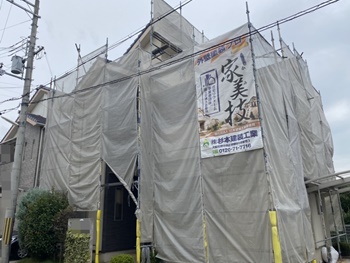 堺市西区　F様邸　外壁塗装工事