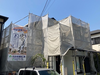 堺市西区　I様邸　外壁塗装工事