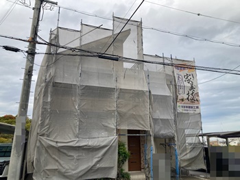 堺市西区　H様邸　外壁・屋根塗装工事