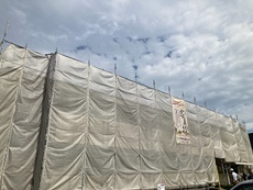 堺市東区　シャルマンヴィラ　外壁・屋根塗装工事